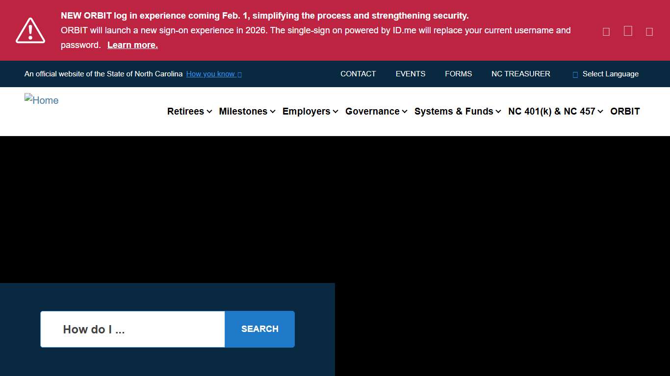 MyNCRetirement My NC Retirement